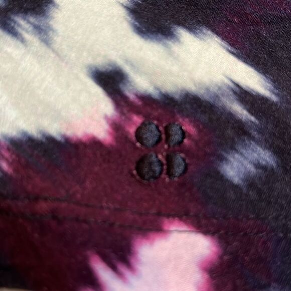 Sweaty Betty Easy Peazy Tank sustainable vest blue flow print tunic sz medium - Picture 8 of 10